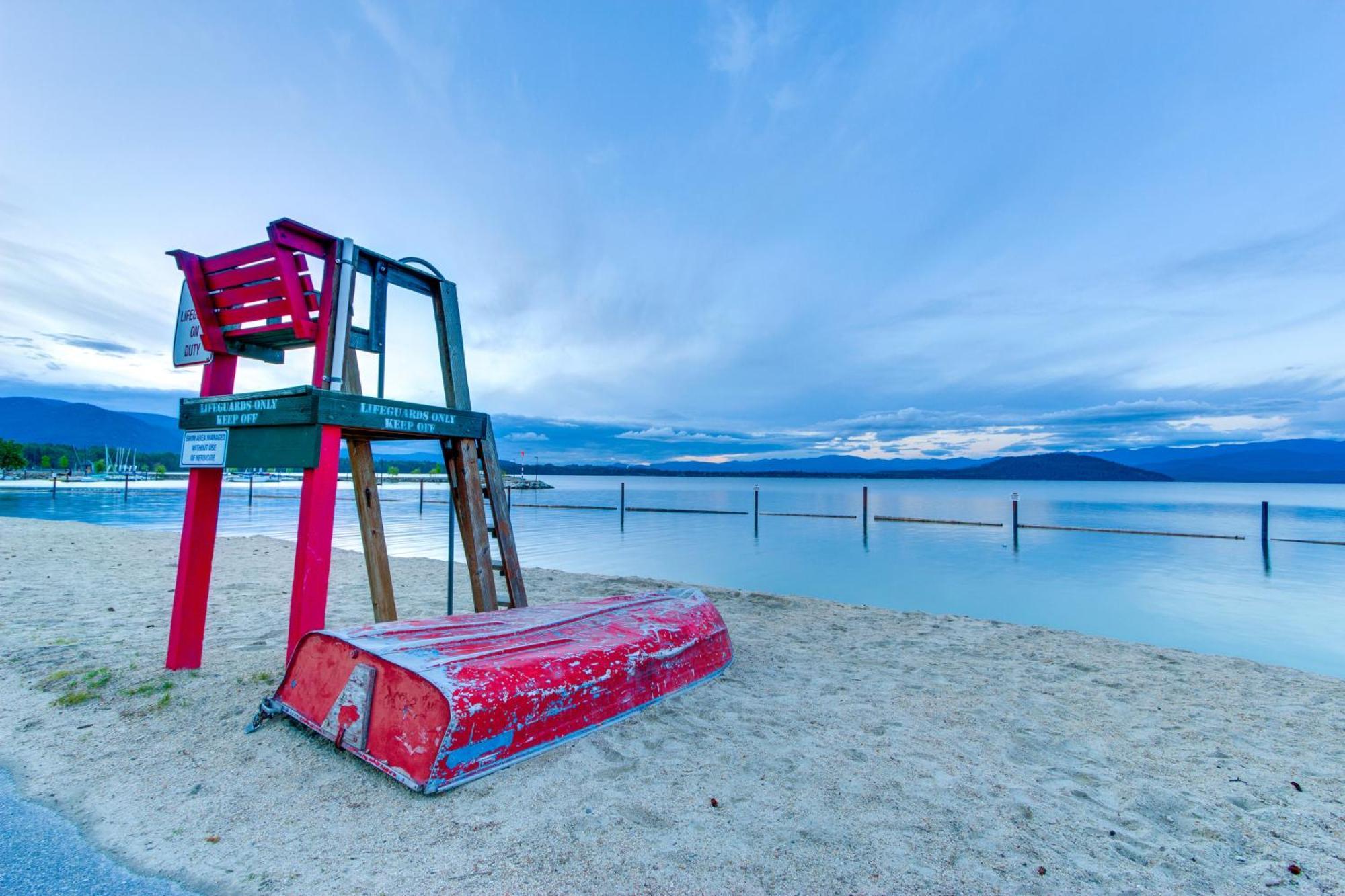 Bottle Bay Lakefront Lodge Sandpoint Exteriör bild